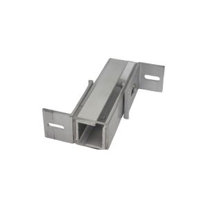 China Customized Aluminum Clips Clamp Wall Bracket Thickness 4mm For Facade wholesale