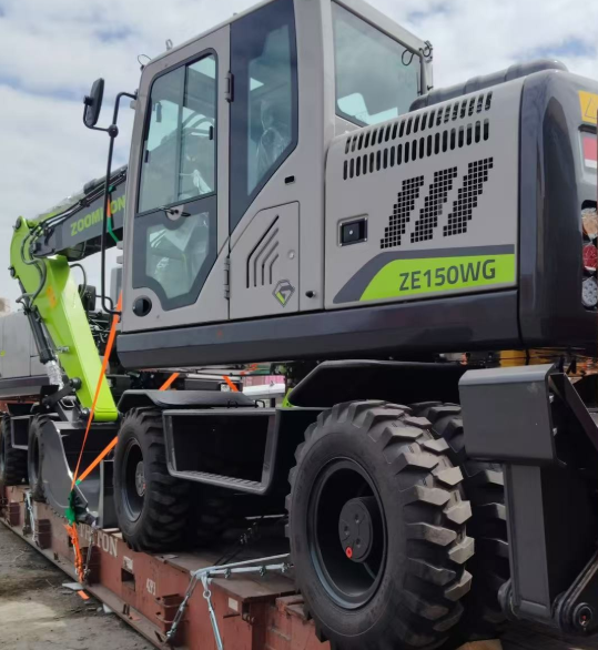 15-ton Class Wheeled Excavator Electro-hydraulic Control For Efficient Earthwork And Loading Operations