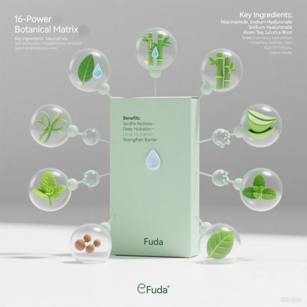 Forest Healing Soothing Green Mask: 72-Hour Plant Extracts to Reduce Redness, a Savior for Sensitive Skin"