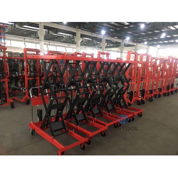 Electric Hydraulic Double Scissor Lift Table Cart 56" Lifting Manual Scissor Table
