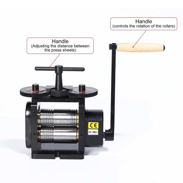 China Small Jewelry Manual Rolling Mill Machine 110/130mm 110V-220V wholesale