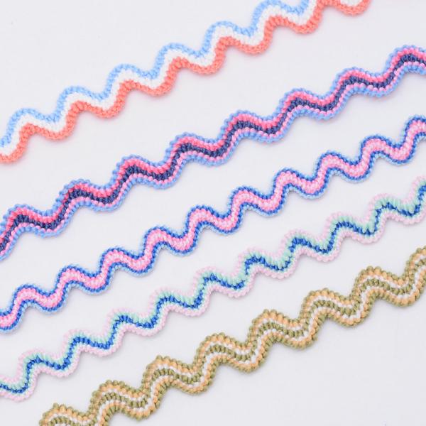 China 1.5cm Width Rick Rack Trim OEKO -Tex Certificate wholesale