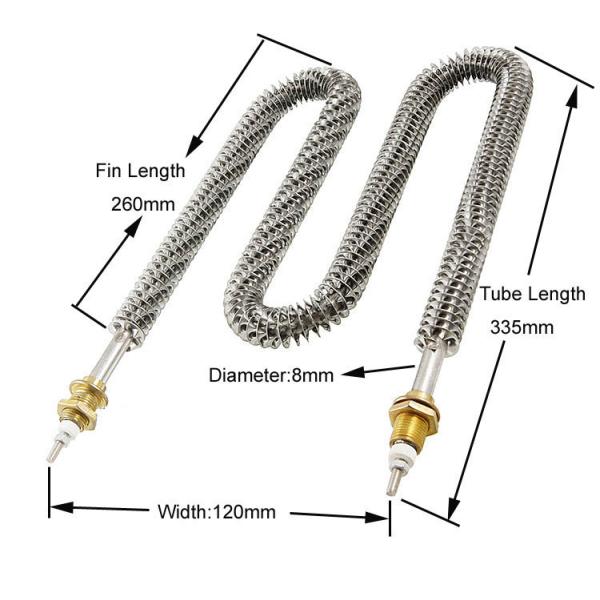 Electric Refrigeration Heat Exchanger Finned Tubular Heater