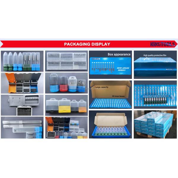 Tungsten Carbide Burr Set Double Cut 6mm Shank for Metal Engraving