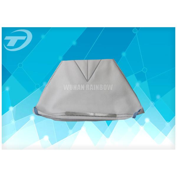 Folded N95 Disposable Respirator Without Valve / Disposable Mouth Mask 3 ply