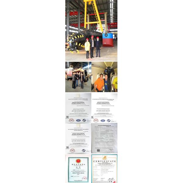 Fada Gerbox 8 Inch Cutter Sucion Dredger with 1.5m Height and Hydraulic Diesel Engine