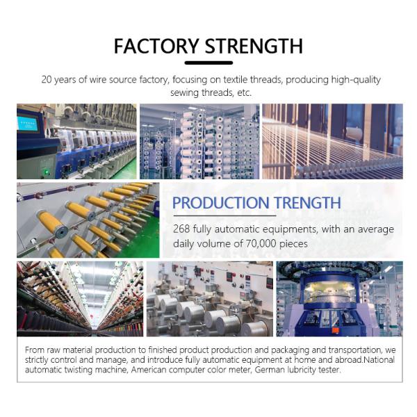 Sample of Eco-Friendly Boho 210D Polyester Thread for Hand Woven Sewing Machine Usage