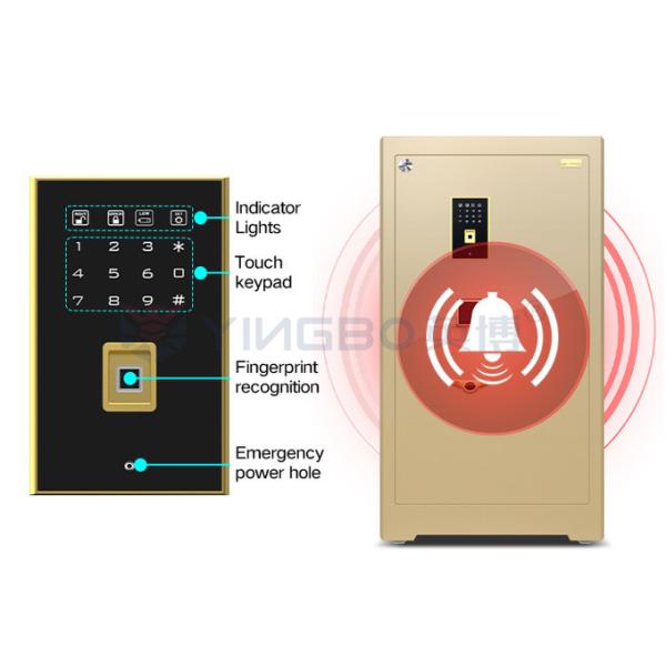 YB/ZY-100 Zinc Alloy Handle Commercial Safe Box Fingerprint Lock With 4 Open Ways