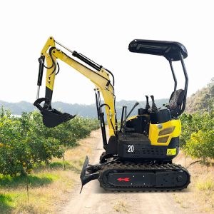 Multipurpose 2000Kg Mini Backhoe Excavator High Configuration Without Tail