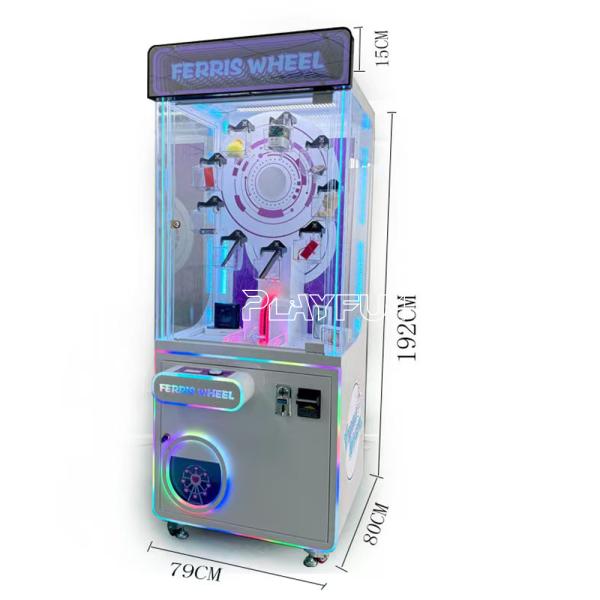 Coin-Operated Ferris Wheel Arcade Prize Machine Amusement Small Gift Machine Support Bill Acceptor
