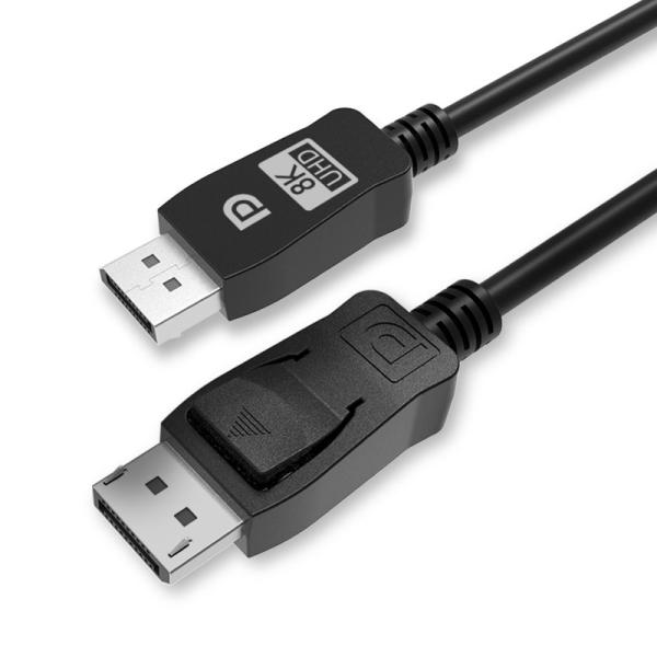 ABS Housing Dp 1.2 Cable , OCC 32.4Gbps 8k Displayport Cable