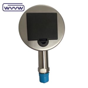 China LCD Display Digital Manometer Pressure Gauge 100 bar Bottom Mount wholesale