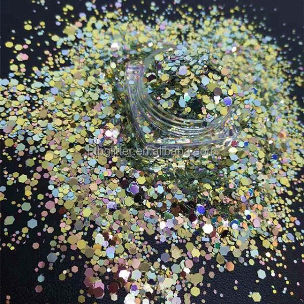 Excellent Nail Art Effect Mixing Made Simple with Chameleon Glitter Powder