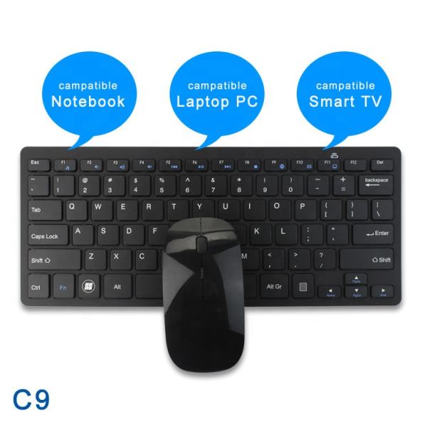 Home Office Slim Keyboard Mouse Set Wireless With Long Service Life