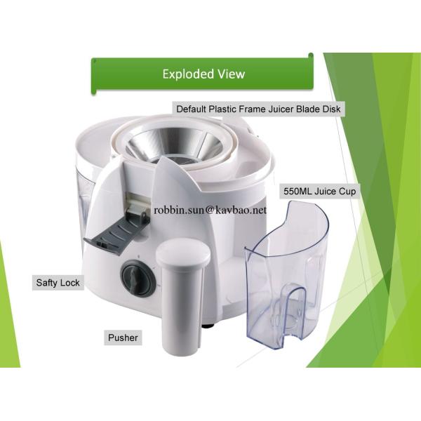 KP400 Classic Juice Extractor with Cord Storage Desgin KP400 Classic Juice Extractor with Cord Storage Design