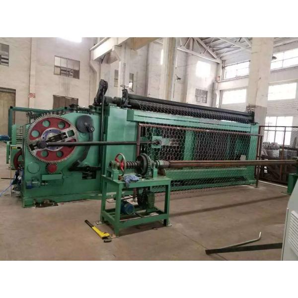 Full Automatic Hexagonal Wire Mesh Making Machine / Automatic Gabion Mesh Machine
