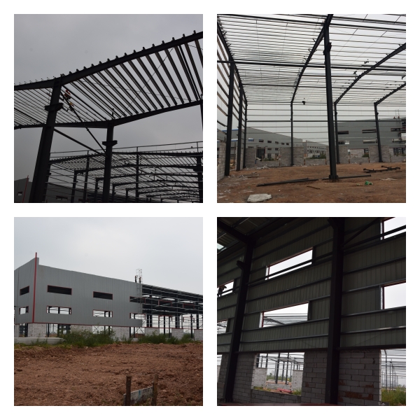 Q345 H Section Light Steel Structure Workshop Building For Fast Installation