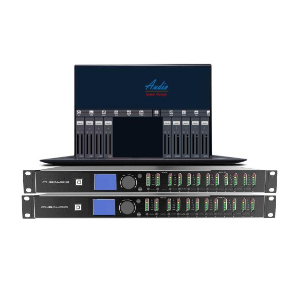 AGC Speaker Management Processor , Dante Digital Loudspeaker Management System With Matrix