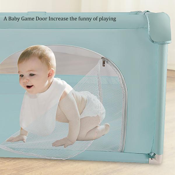 Childproof Indoor Baby Playpen Removable Breathable For Travel