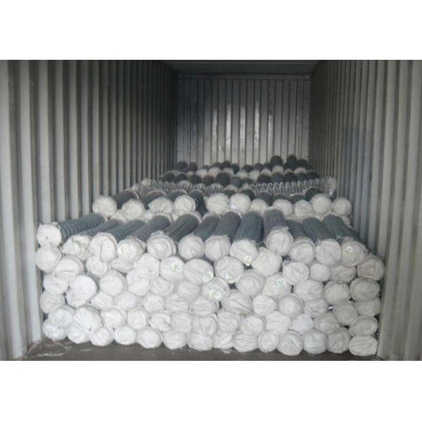 Multi PVC Color Driveway Chain Link Fencing With Steel Iron Wire Materials