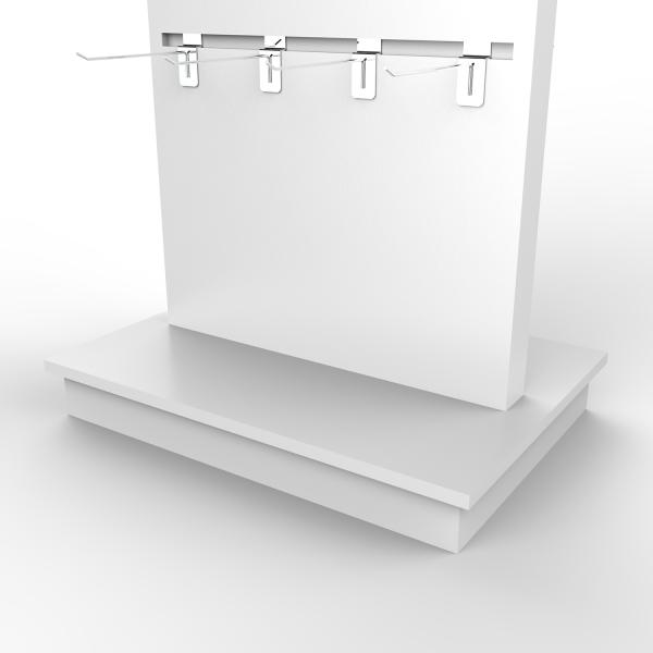 POP Sock Display Stand Double Sided Wooden Retail Sock Display Rack For Clothes Shop