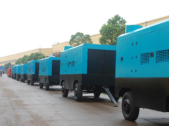 Two Stage Diesel Engine Driven Air Compressor