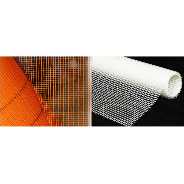 High Temperature Resistant Woven Fiberglass Mesh Cloth / 160g Stucco Fiberglass Mesh 0.5m-3m