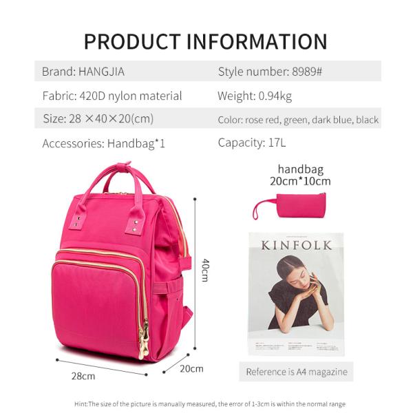 Multifunctional Adventure Diaper Bag Backpack With USB D Buckle Trailer Design