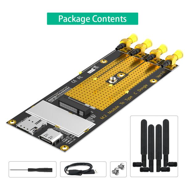 Customized PCI-E NGFF To M 2 NVME Adapter For RM500Q RM500U Module