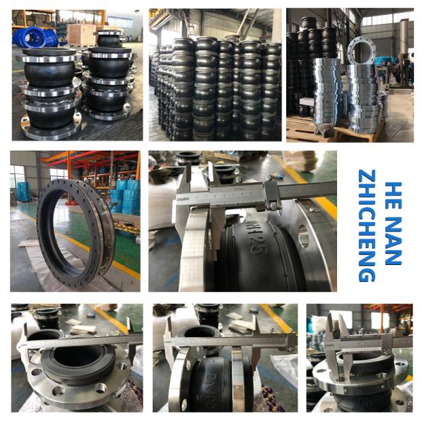 ANSI PN16 DN100 150 200 300 NR Rubber Expansion Joint with and Customized ODM Support