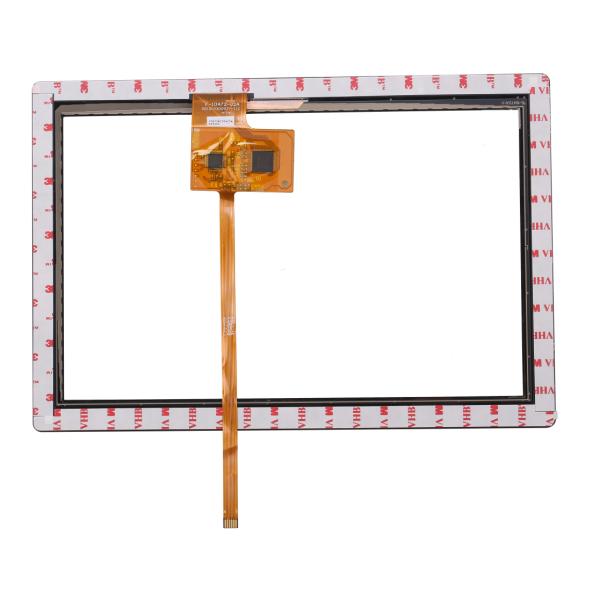 POS G+G 10.1 Inch Projected Capacitive Touch Panel With I2C Interface , Lcd Touch Screen Panel