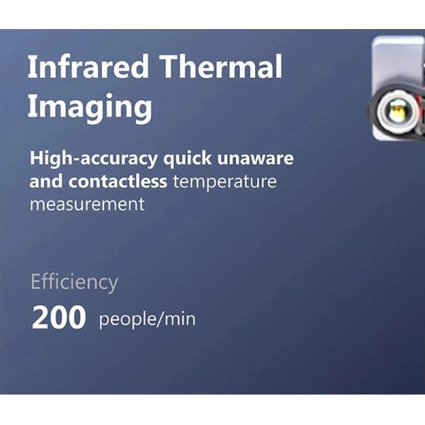 Rapid Emergency Response Smart Infrared Helmet Quick Temperature Check Intelligent