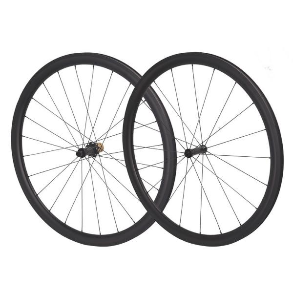 700C Carbon Fiber V Brake Wheelset 60T Ratchet Road Bicycle Wheelset With V/C And Disc Brake