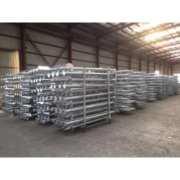 Solar Mounting Helical Ground Anchors Foundation Spiral Anchors Pole Screw