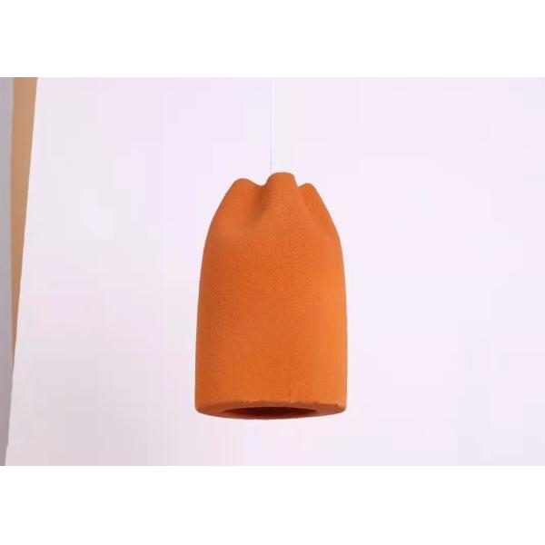 Cement and concrete and resin orange yellow handmake contemporary pendant lamp