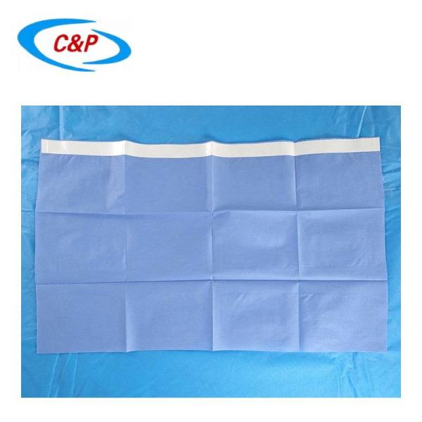China Plain Blue Surgical Utility Drape With Adhesive Non Woven Fabric wholesale