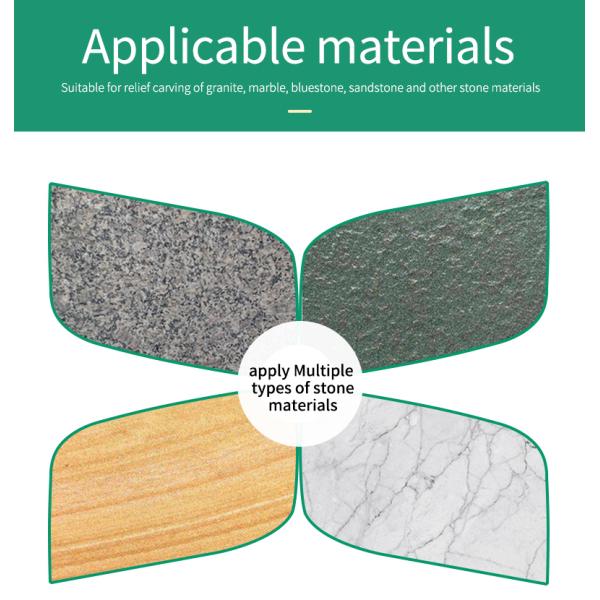 CNC Machining Accessories Router Bit Set Ball Nose Stone Carving Engraving Tools Bits