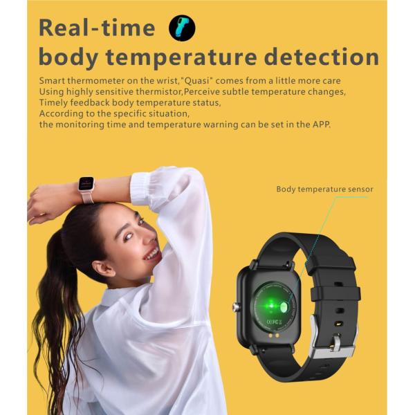 1.7 Inch TFT IP68 High Definition Smart watch Full Screen Touch