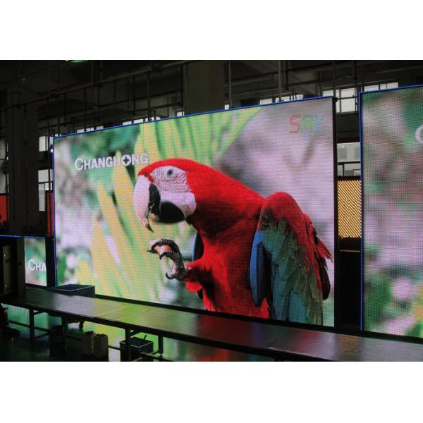 RGB 3 in 1 Rental LED Screen Brushed aluminum Cabinet LED Video Display