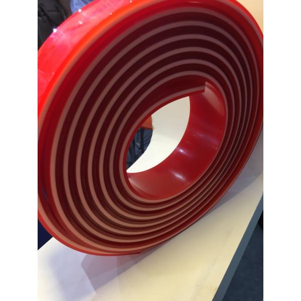 Durable Rubber Squeegee Material / Squeegee Rubber Roll Super Wear Resistant