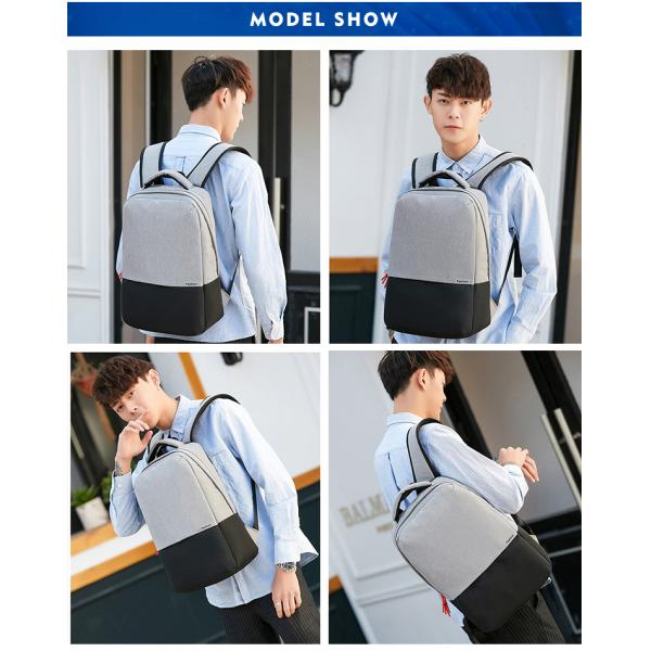 15L Lightweight Laptop Backpack With USB Charging Port 0.45kg