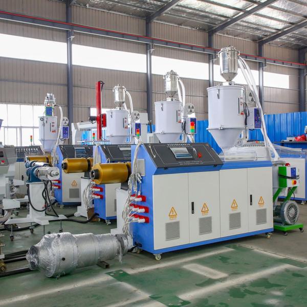 Single-screw Design Fiber Reinforced Geo Strap Band Production Line for PP PE Raw Material