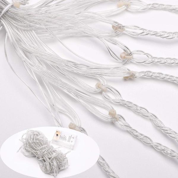 96 LED Curtain Icicle Lights 3m For Christmas Decoration