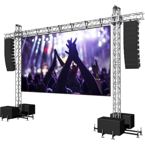 P1.538mm GOB Stage Rental LED Display 640x480mm Moisture Proof