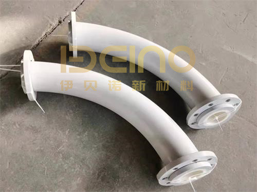 Stainless Steel Ceramic Lined Pipe Elbows Abrasion Resistance