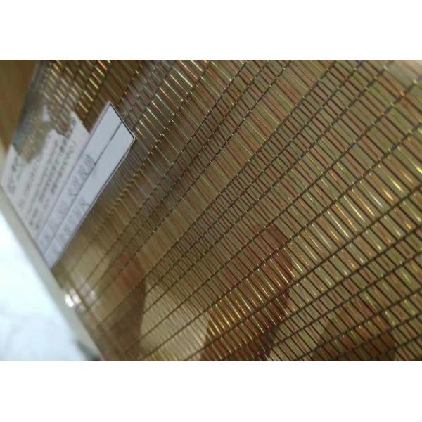Decorative Architectural Wall Cladding Woven Wire Mesh Laminated Glass