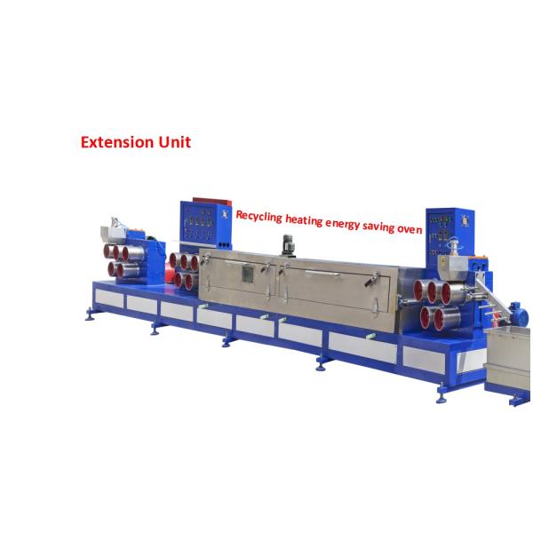 Single Screw Plastic Recycling Machinery 9mm PET Strap Extrusion Line