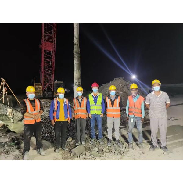 Stone And Sand Column Vibro Compaction Piling Vibroflot For Soil Improvement