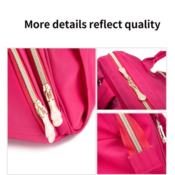 Multifunctional Adventure Diaper Bag Backpack With USB D Buckle Trailer Design