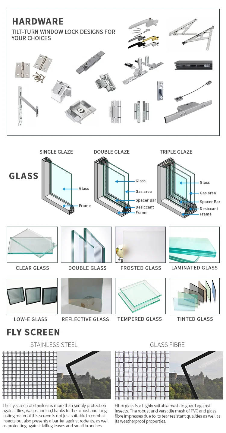 Casement Window Aluminum Profile Fabricators Tilt And Turn